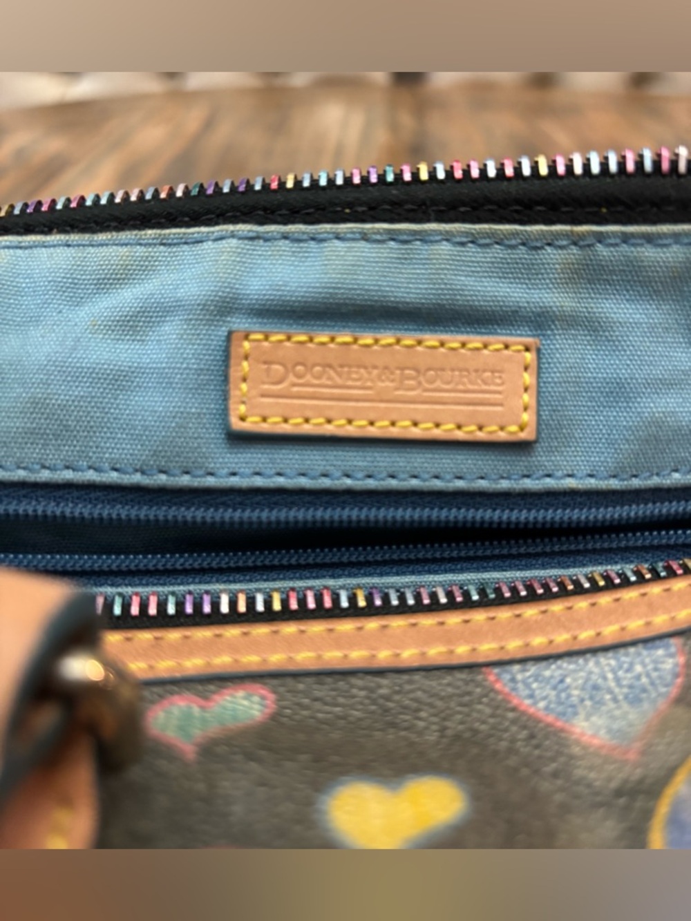 Dooney & Bourke Crayon Doodle Barrel Bag - Picture 15 of 16